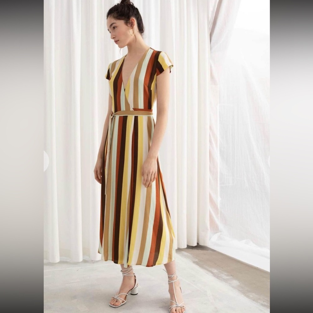 & Other Stories Wrap Dress